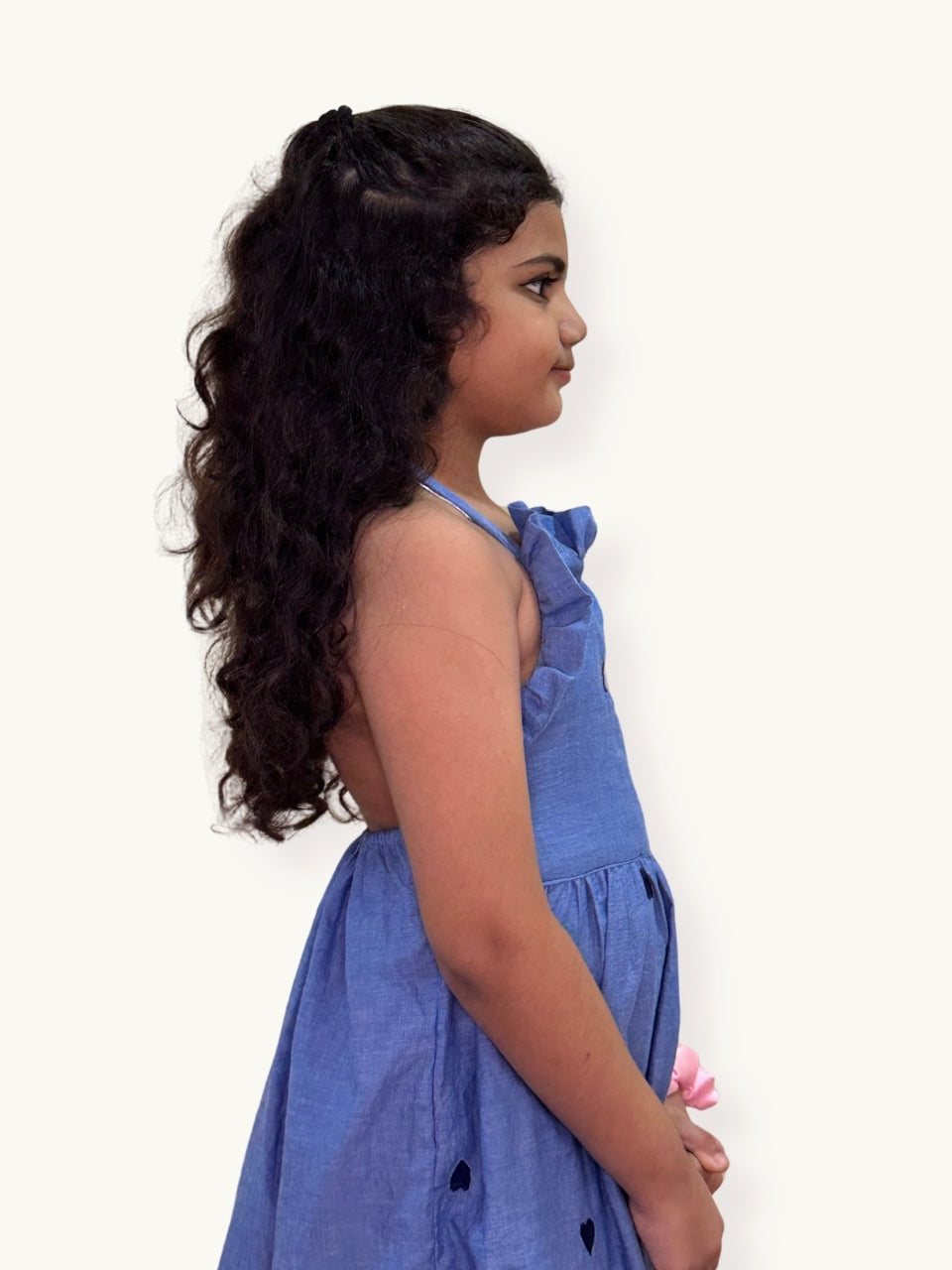 Kin Heart-Embroidered Halter Dress