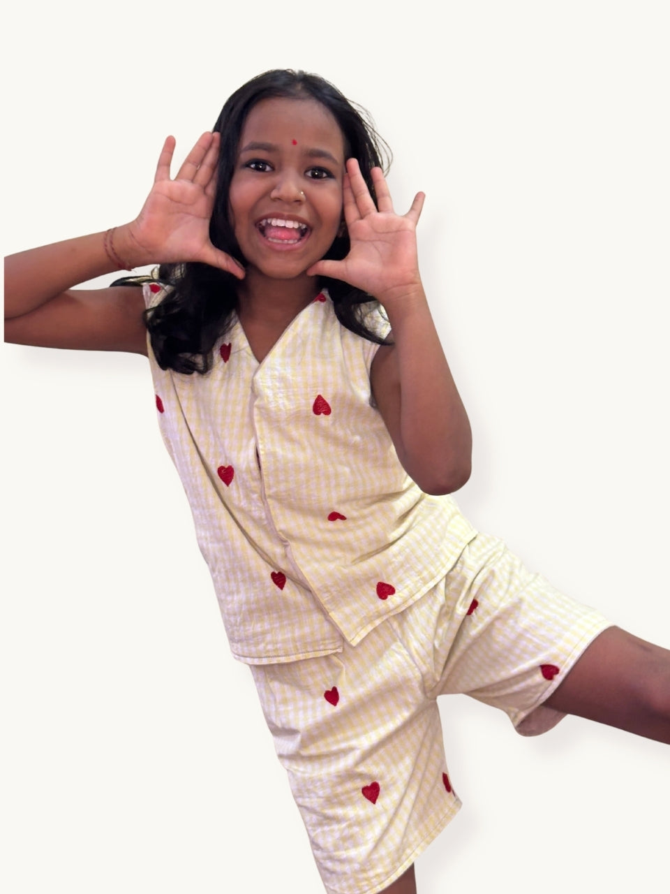 Shubh Reversible Gingham Co-ord Set
